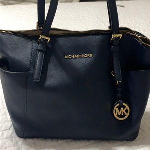 (authentic)navy blue Michael Kors handbag
